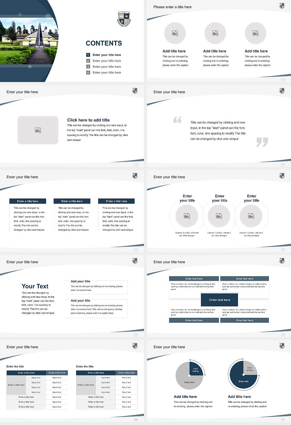 North East Adventist University Course/Courseware Creation PPT Template16:9 ratio PPT effect preview image2