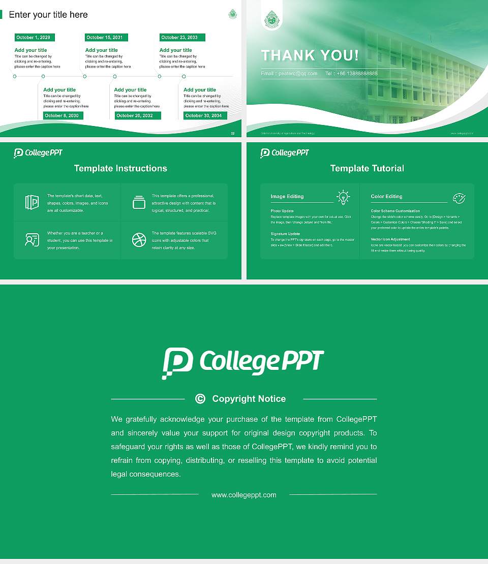 Odisha University of Agriculture and Technology Lecture Sharing and Networking Event PPT Template16:9 ratio PPT effect preview image4