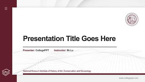 National Museum Institute of History of Art, Conservation and Museology Thesis Proposal/Graduation Defense PPT Template