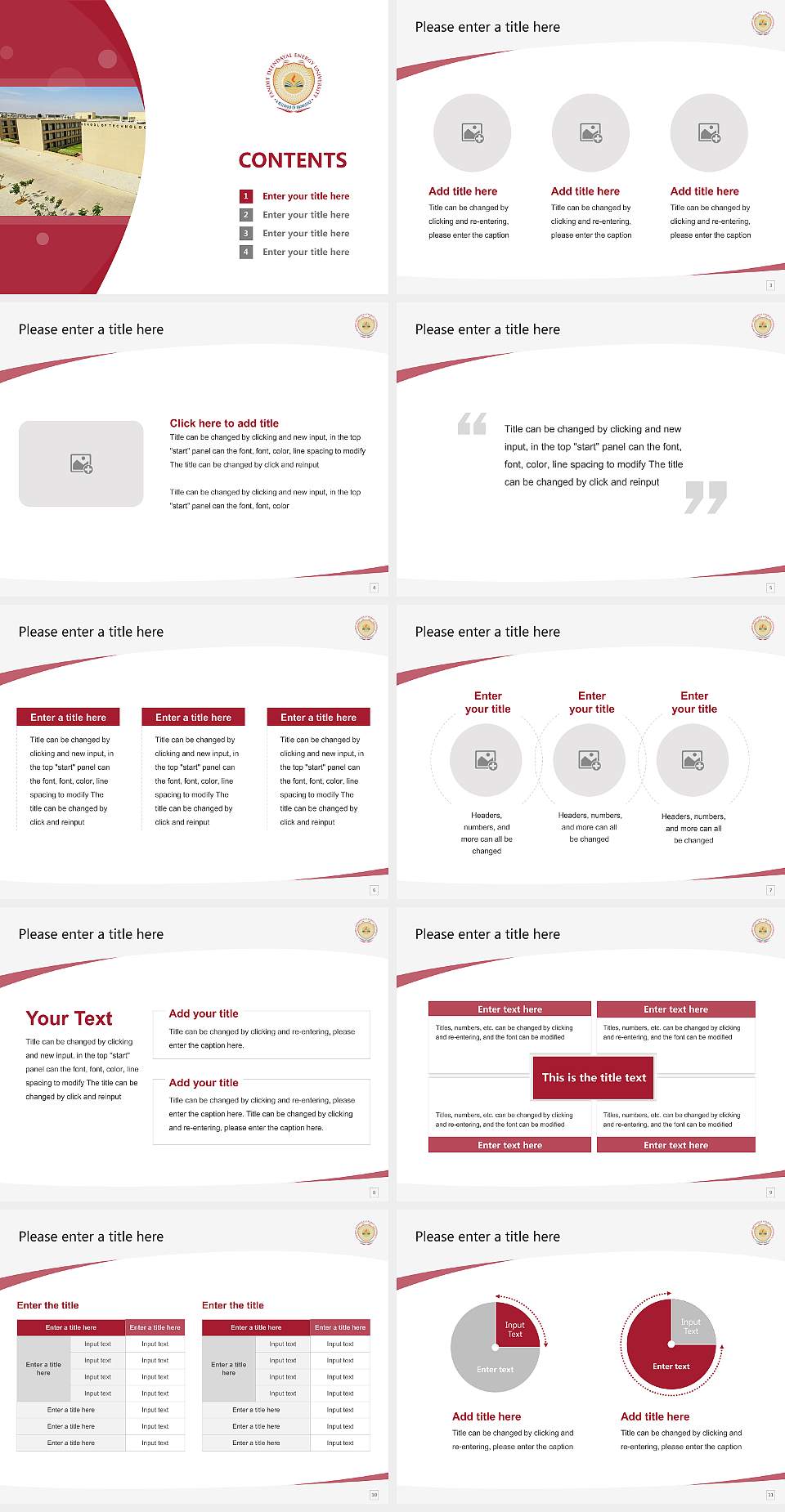 Pandit Deendayal Energy University Course/Courseware Creation PPT Template4:3 ratio PPT effect preview image2