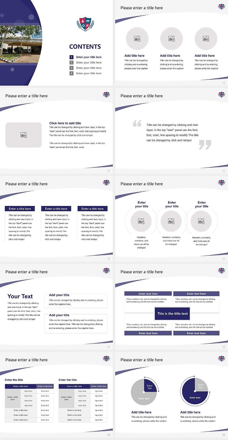 Ponnaiyah Ramajayam Institute of Science & Technology Course/Courseware Creation PPT Template4:3 ratio PPT effect preview image2