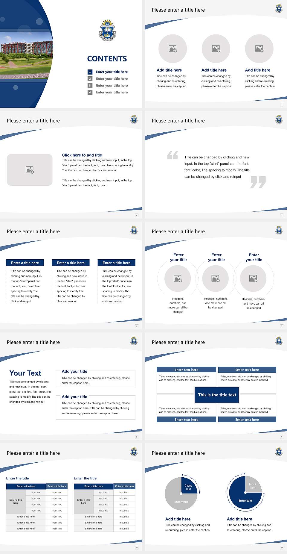 O.P. Jindal Global University Course/Courseware Creation PPT Template4:3 ratio PPT effect preview image2
