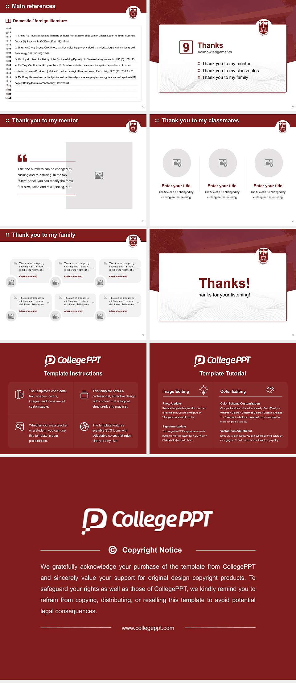 National Law School of India University Graduation Thesis Defense PPT Template4:3 ratio PPT effect preview image7