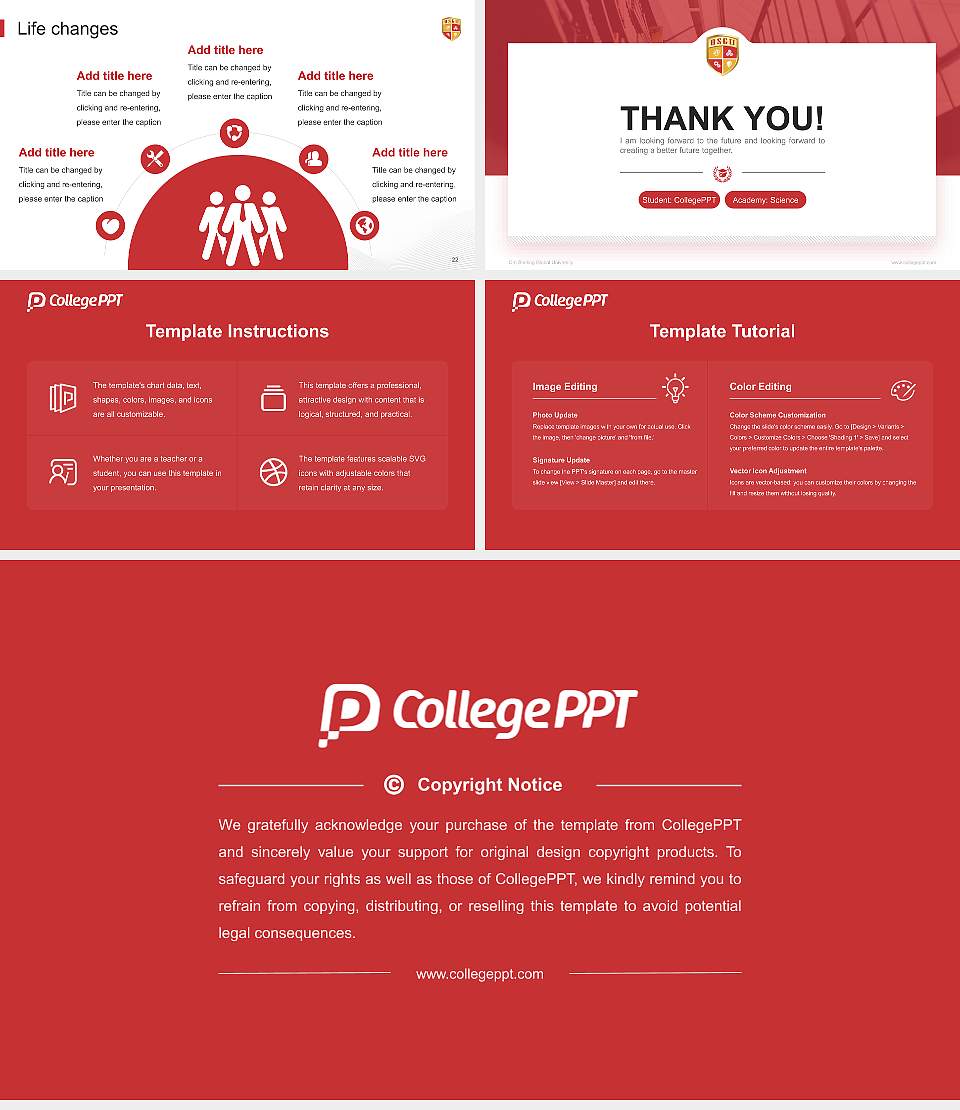 Om Sterling Global University National Scholarship Defense PPT Template16:9 ratio PPT effect preview image4
