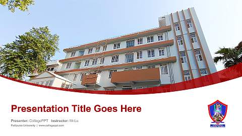 Patliputra University Course/Courseware Creation PPT Template