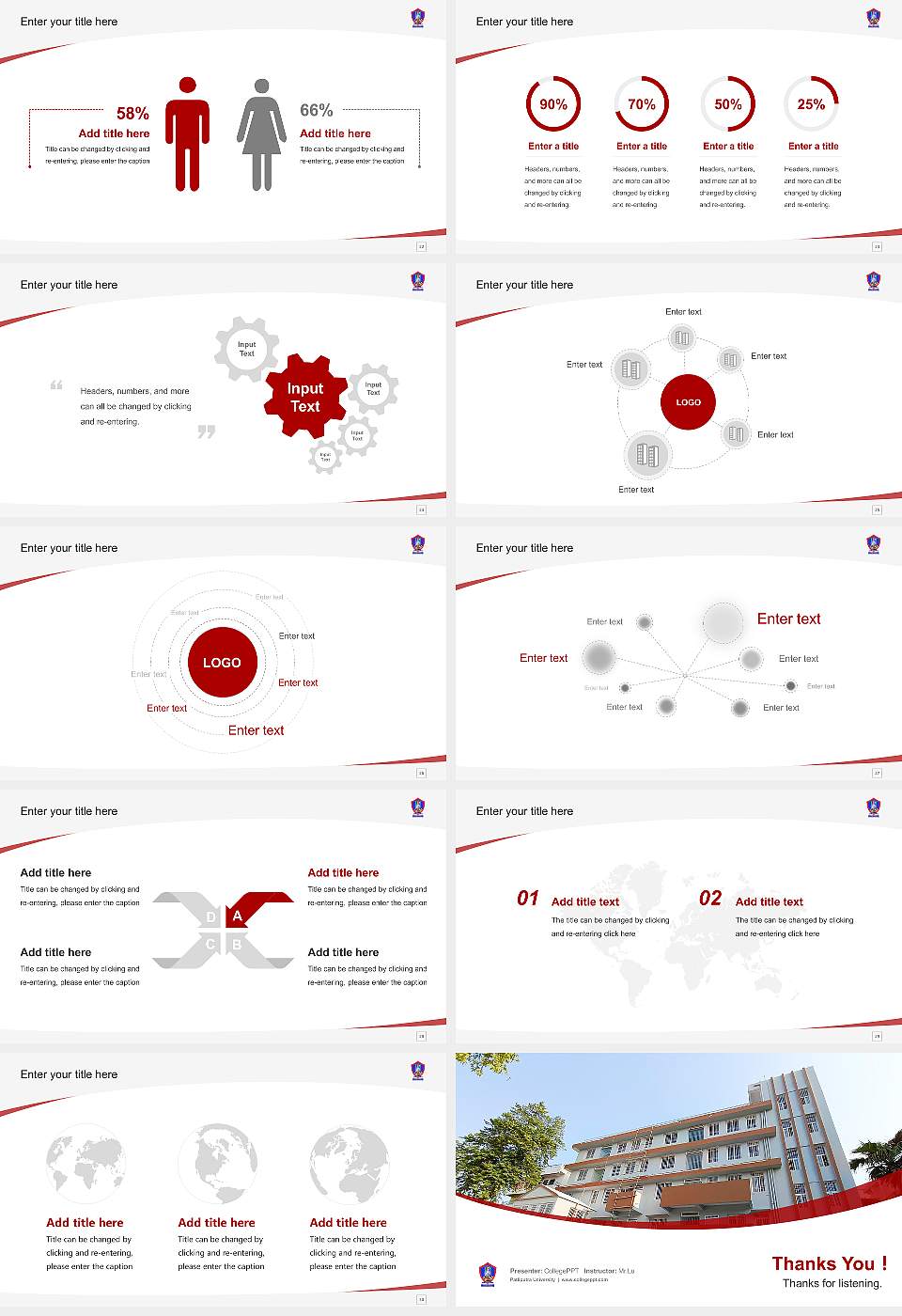 Patliputra University Course/Courseware Creation PPT Template16:9 ratio PPT effect preview image4