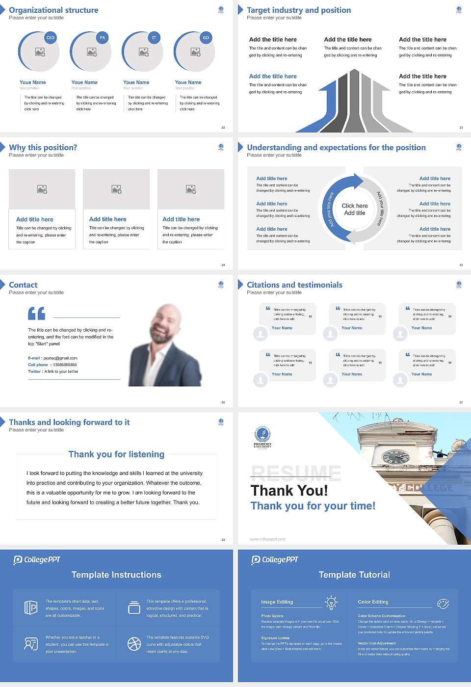 Presidency University, Kolkata Resume PPT Template16:9 ratio PPT effect preview image4
