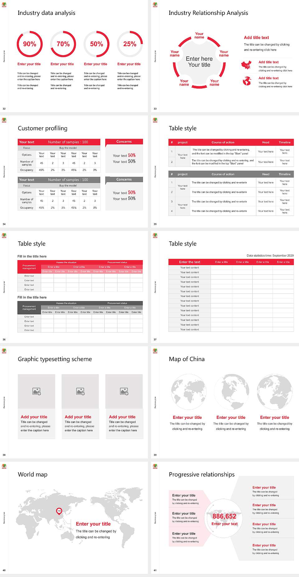 Nims University Competition/Entrepreneurship Contest PPT Template4:3 ratio PPT effect preview image5
