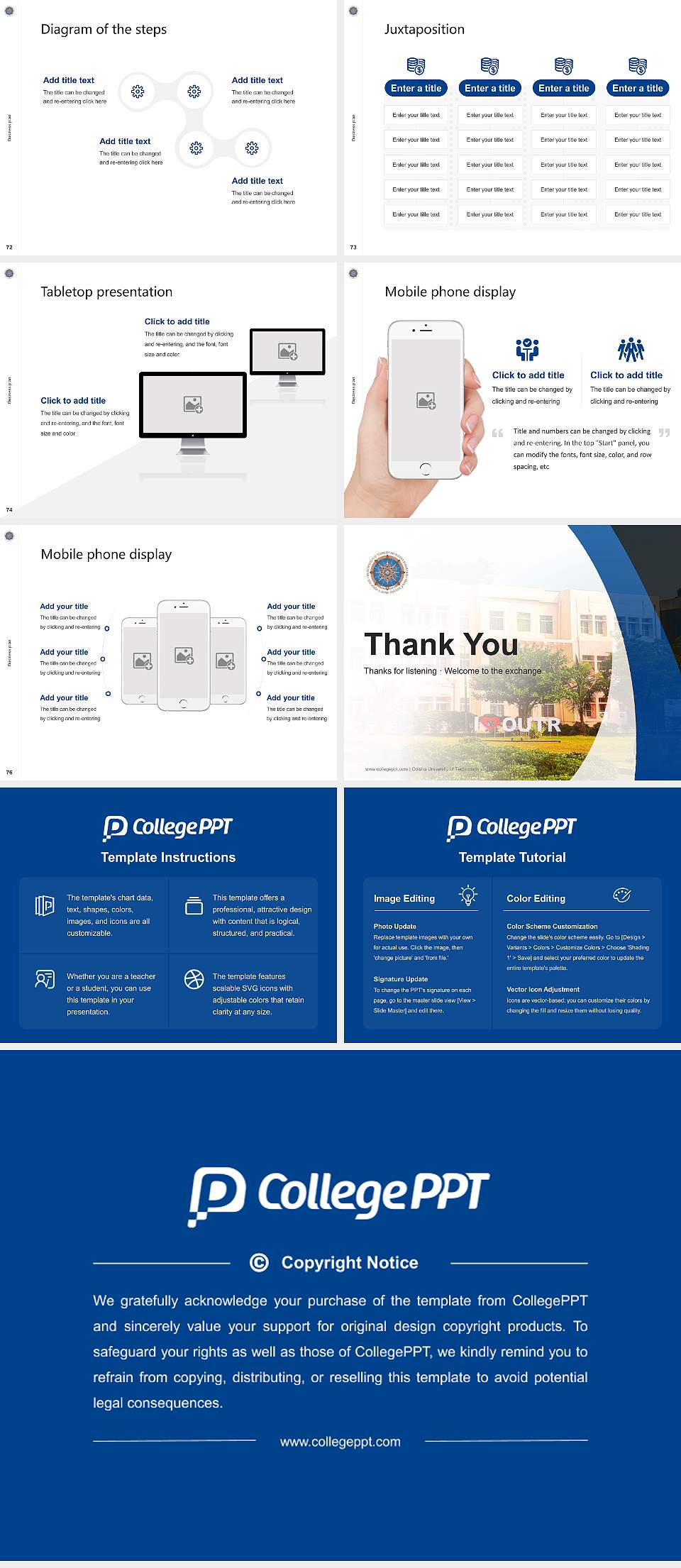 Odisha University of Technology and Research Competition/Entrepreneurship Contest PPT Template4:3 ratio PPT effect preview image9