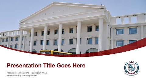 Nirwan University Course/Courseware Creation PPT Template