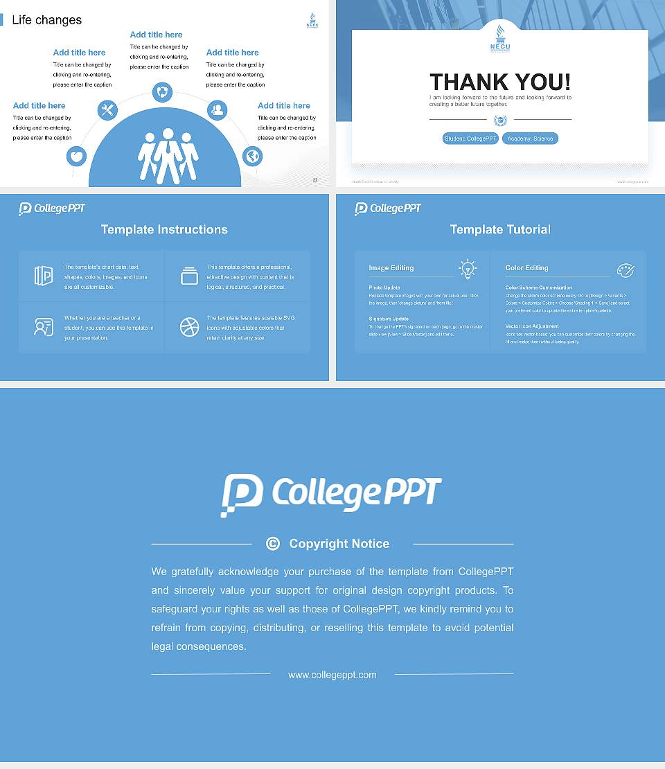 North East Christian University National Scholarship Defense PPT Template16:9 ratio PPT effect preview image4