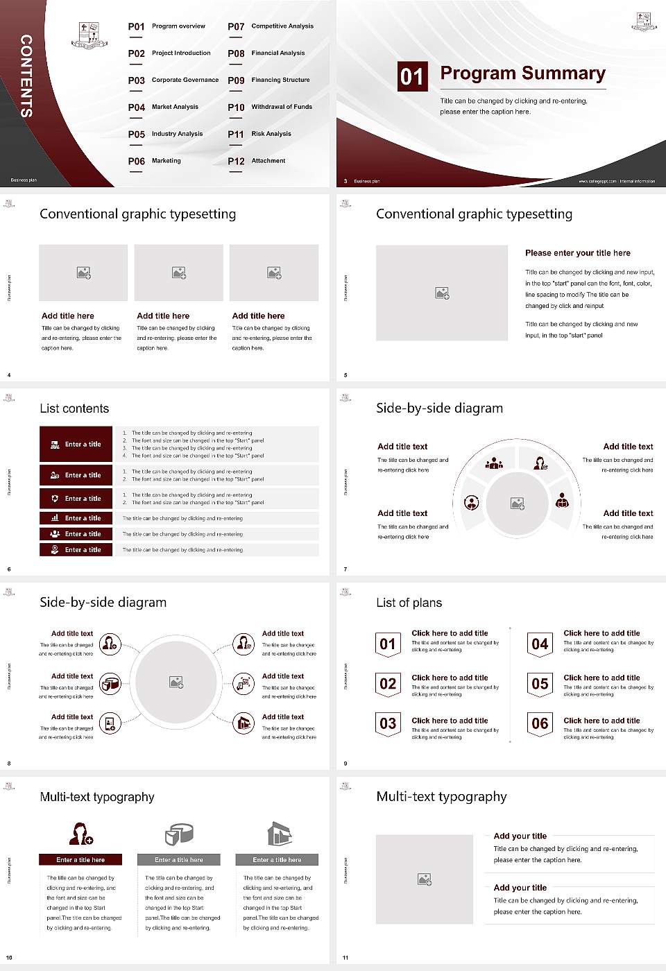 Patna University Competition/Entrepreneurship Contest PPT Template16:9 ratio PPT effect preview image2