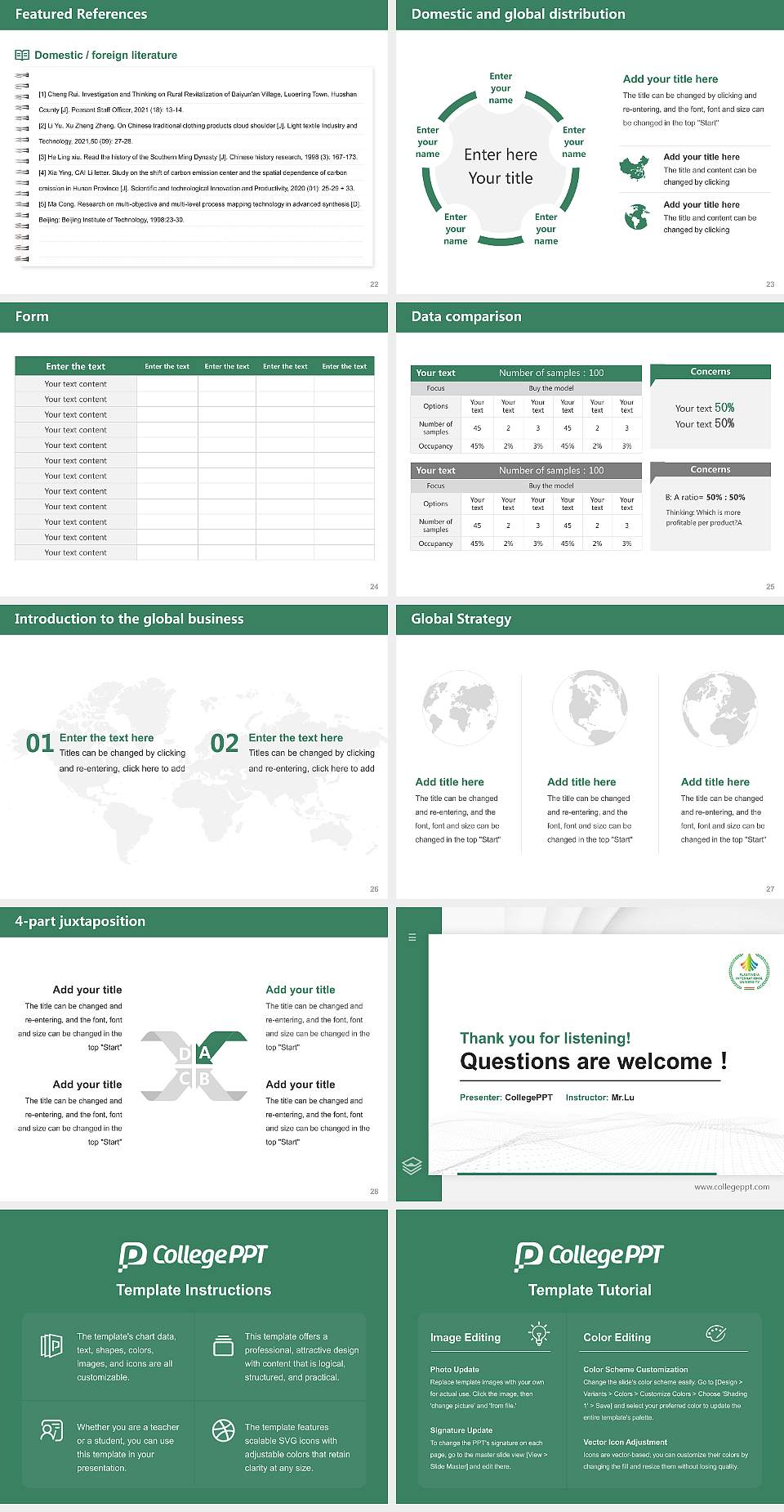 Plastindia International University Thesis Proposal/Graduation Defense PPT Template4:3 ratio PPT effect preview image4