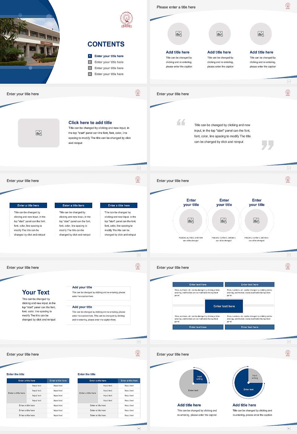 NALSAR University of Law Course/Courseware Creation PPT Template16:9 ratio PPT effect preview image2