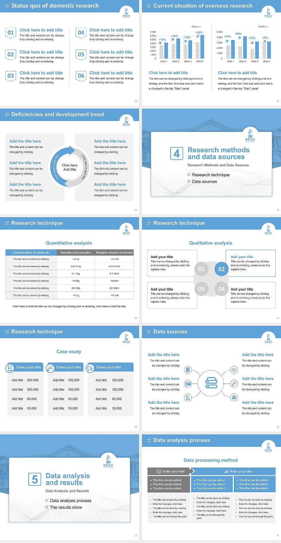 North East Christian University Graduation Thesis Defense PPT Template4:3 ratio PPT effect preview image4
