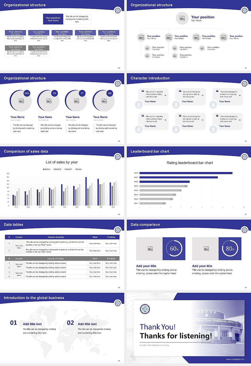 Nanaji Deshmukh Veterinary Science University Academic Presentation/Research Findings Report PPT Template16:9 ratio PPT effect preview image4
