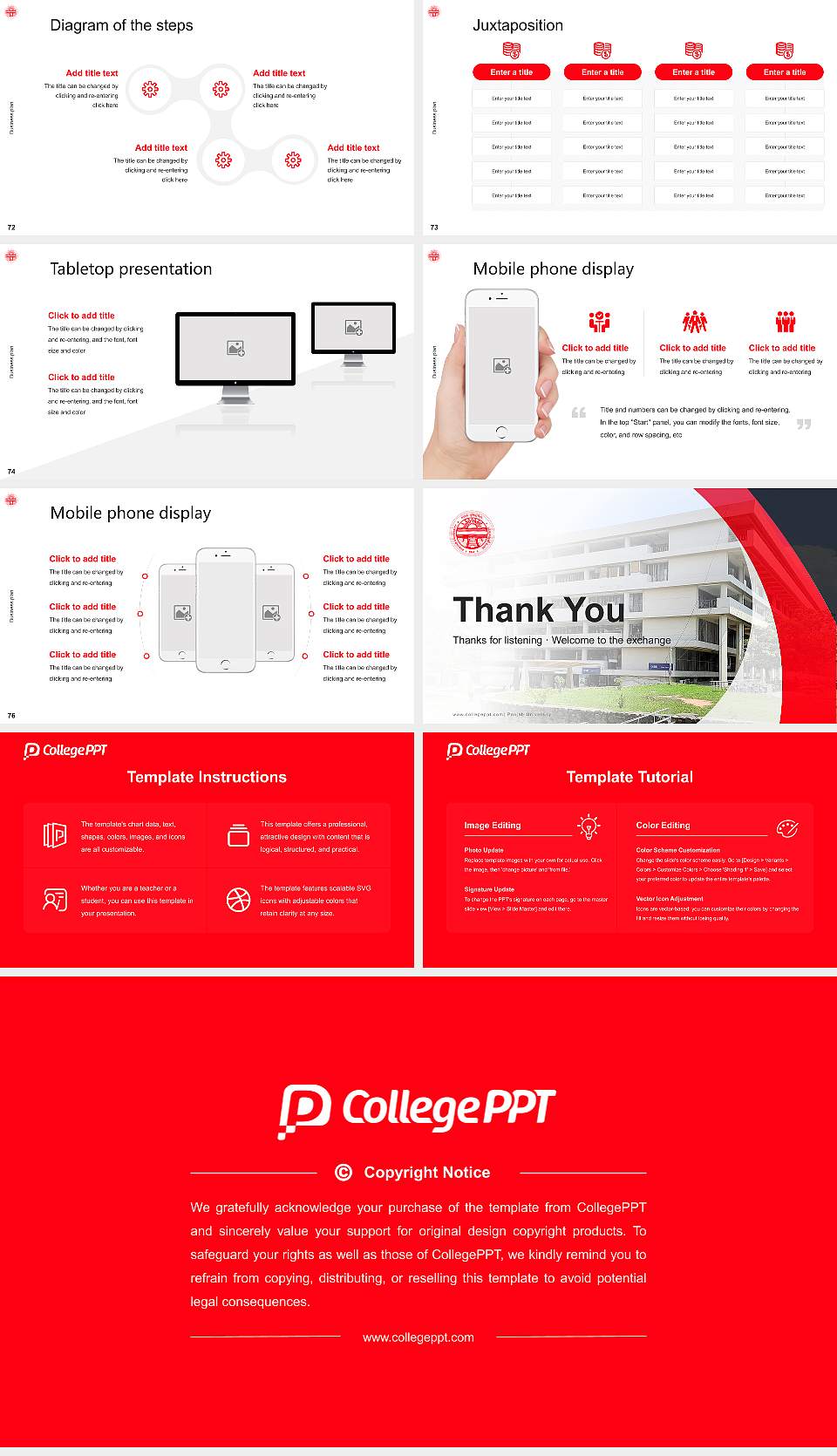 Panjab University Competition/Entrepreneurship Contest PPT Template16:9 ratio PPT effect preview image9