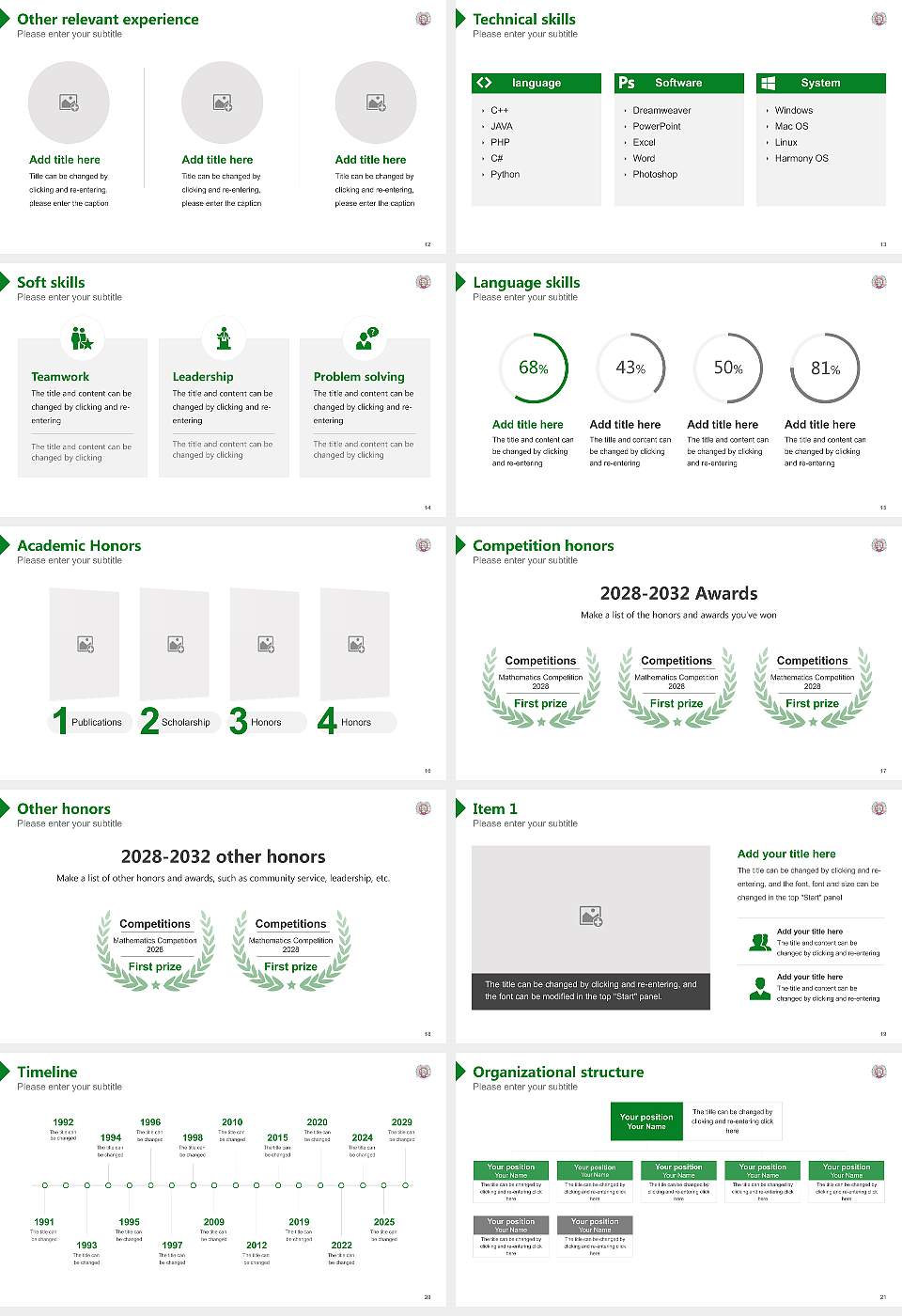 Narendra Deva University of Agriculture & Technology Resume PPT Template16:9 ratio PPT effect preview image3