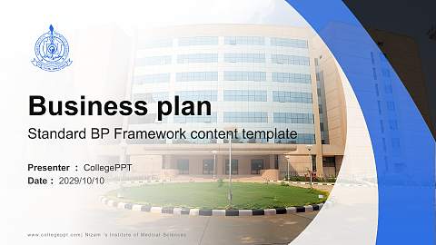 Nizam ‘s Institute of Medical Sciences Competition/Entrepreneurship Contest PPT Template