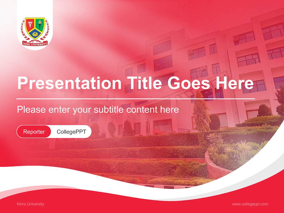 Nims University Lecture Sharing and Networking Event PPT Template4:3 ratio PPT effect preview image4
