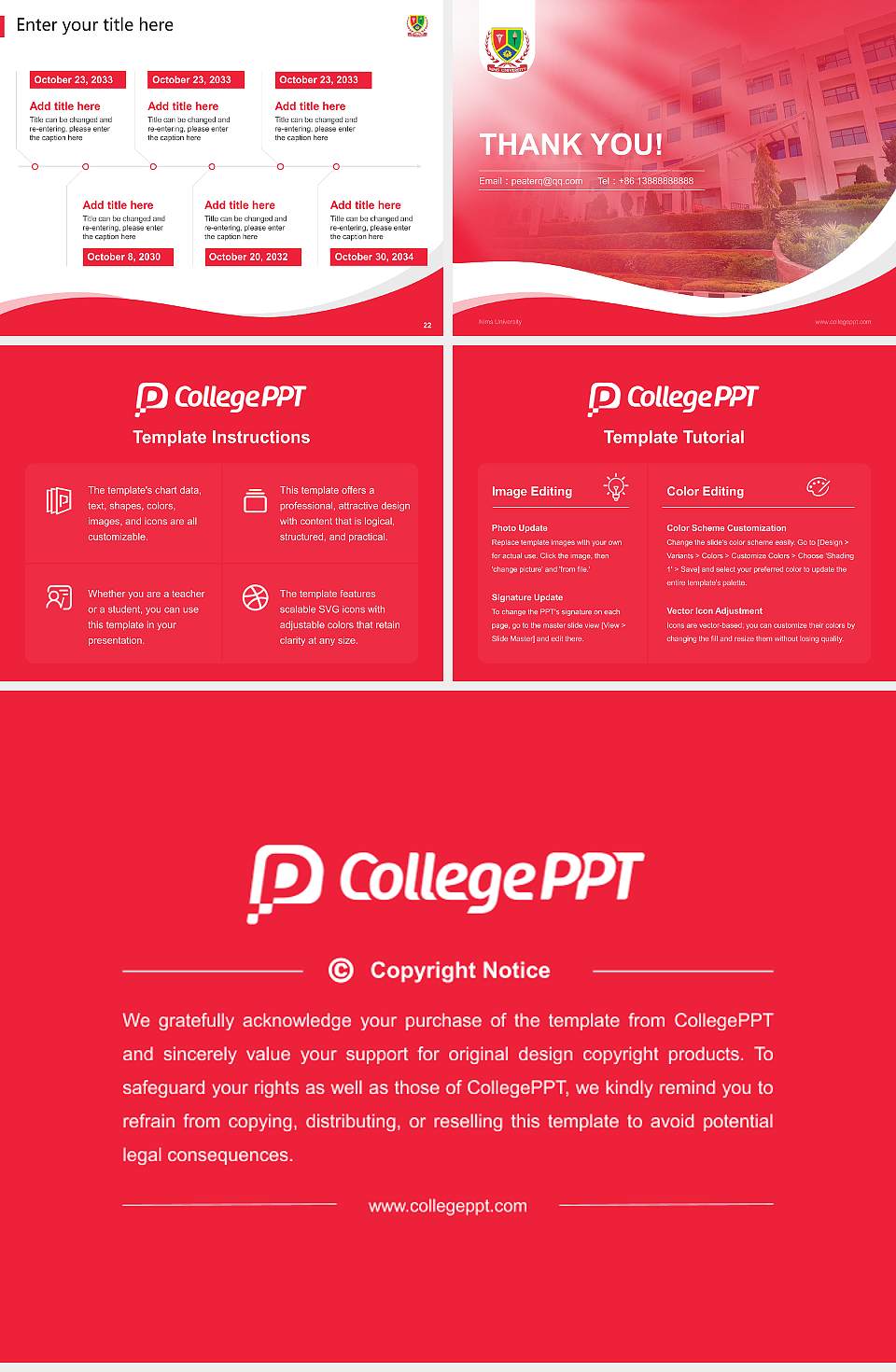 Nims University Lecture Sharing and Networking Event PPT Template4:3 ratio PPT effect preview image4