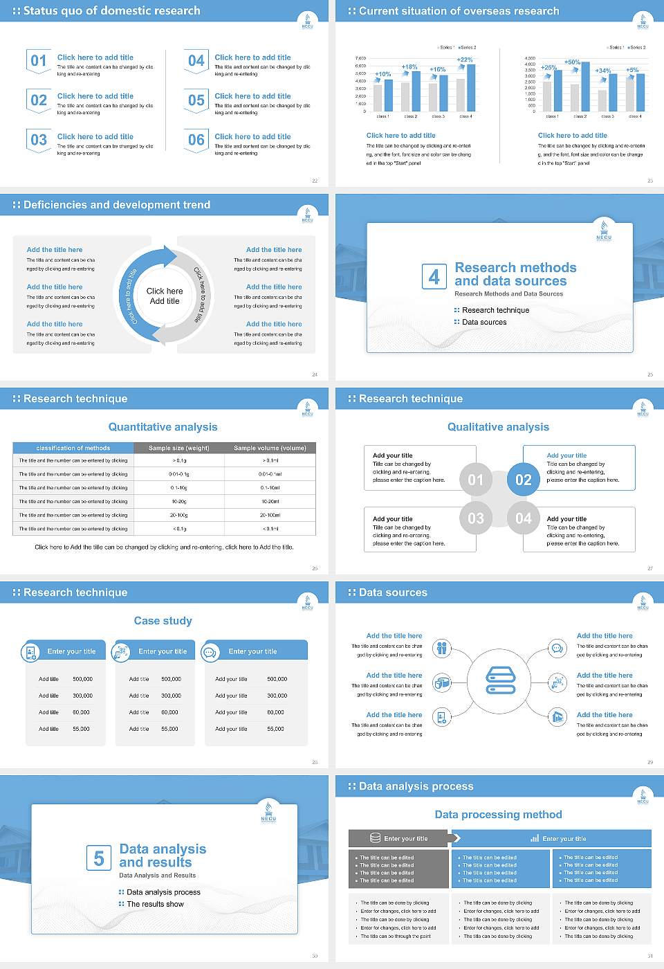 North East Christian University Graduation Thesis Defense PPT Template16:9 ratio PPT effect preview image4