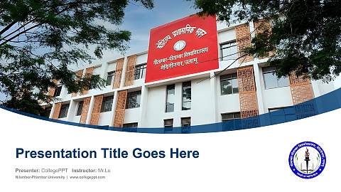 Nilamber-Pitamber University Course/Courseware Creation PPT Template