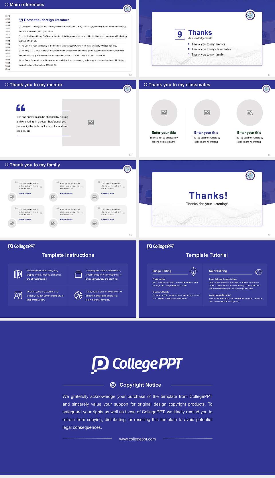 Nanaji Deshmukh Veterinary Science University Graduation Thesis Defense PPT Template16:9 ratio PPT effect preview image7