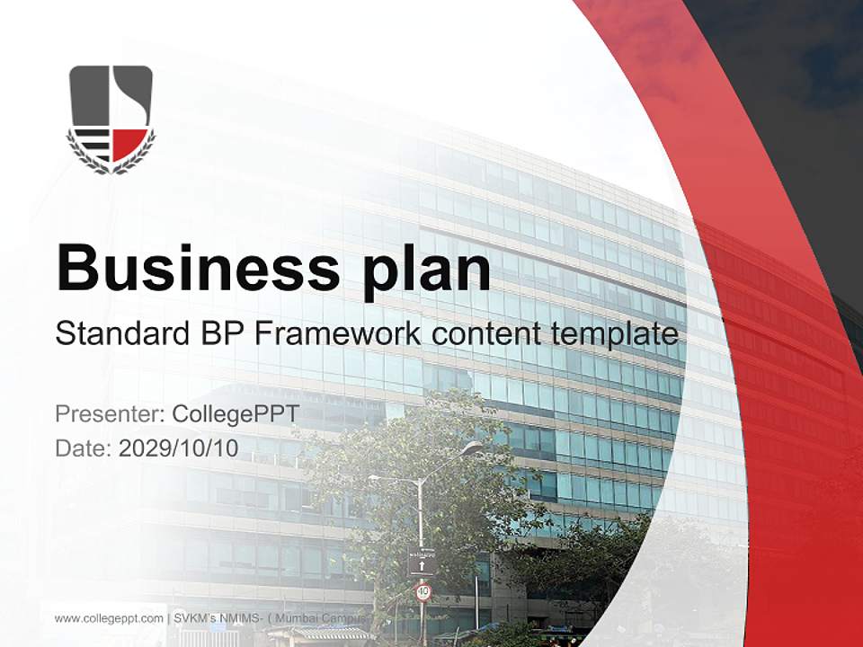 SVKM’s NMIMS-（Mumbai Campus） Competition/Entrepreneurship Contest PPT Template4:3 ratio PPT effect preview image9