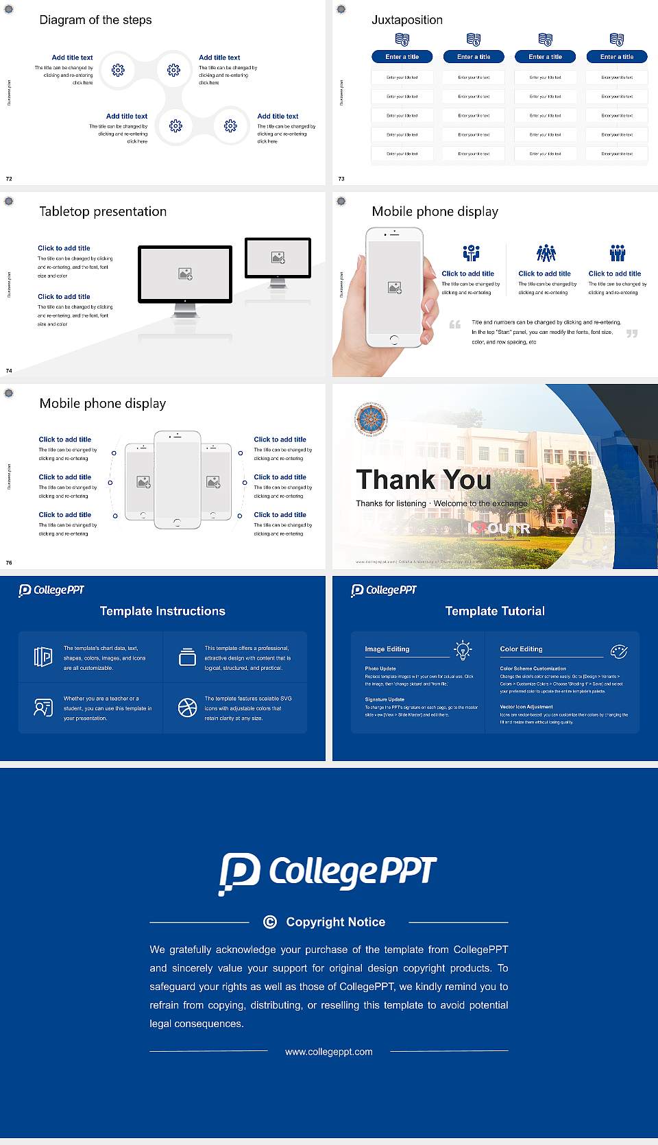 Odisha University of Technology and Research Competition/Entrepreneurship Contest PPT Template16:9 ratio PPT effect preview image9