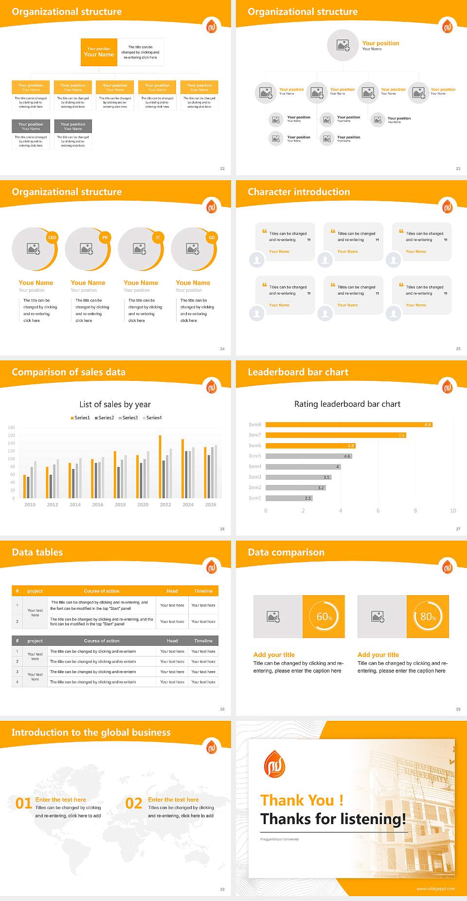 Pragjyotishpur University Academic Presentation/Research Findings Report PPT Template4:3 ratio PPT effect preview image4