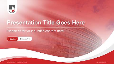 SVKM’s NMIMS-（Mumbai Campus） Lecture Sharing and Networking Event PPT Template