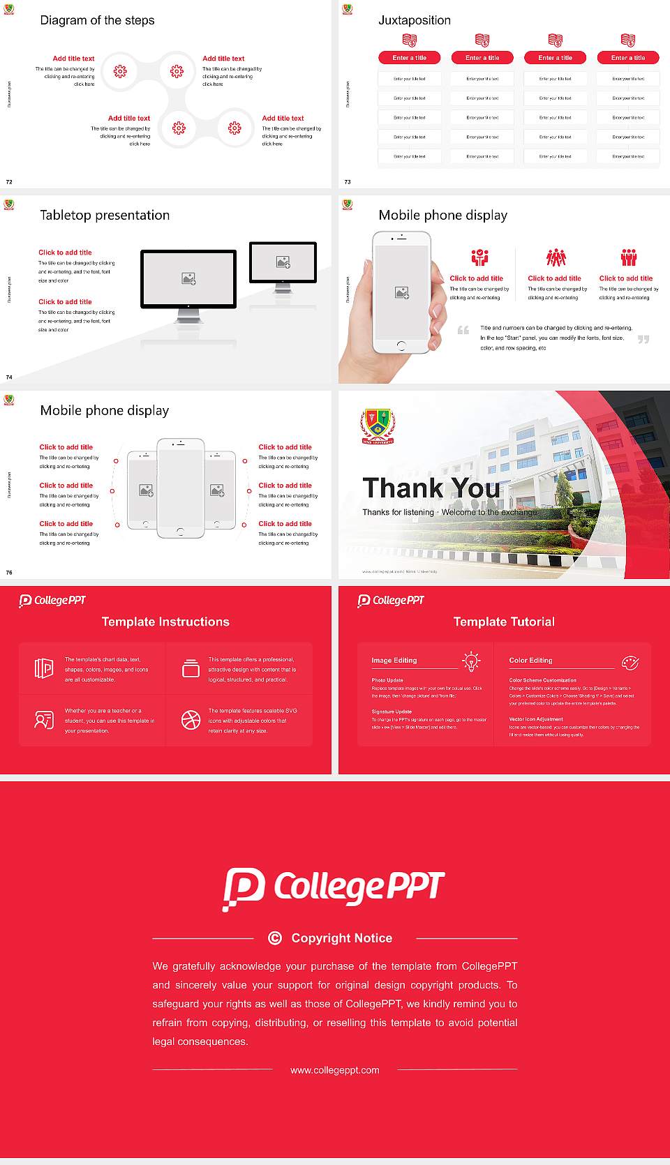 Nims University Competition/Entrepreneurship Contest PPT Template16:9 ratio PPT effect preview image9