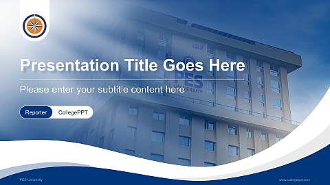 PES University Lecture Sharing and Networking Event PPT Template