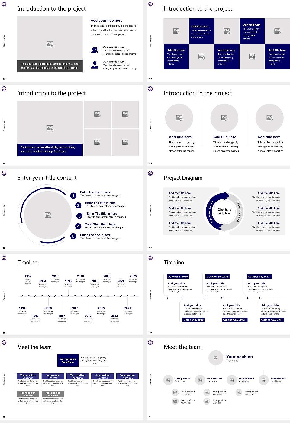 Periyar University Competition/Entrepreneurship Contest PPT Template16:9 ratio PPT effect preview image3
