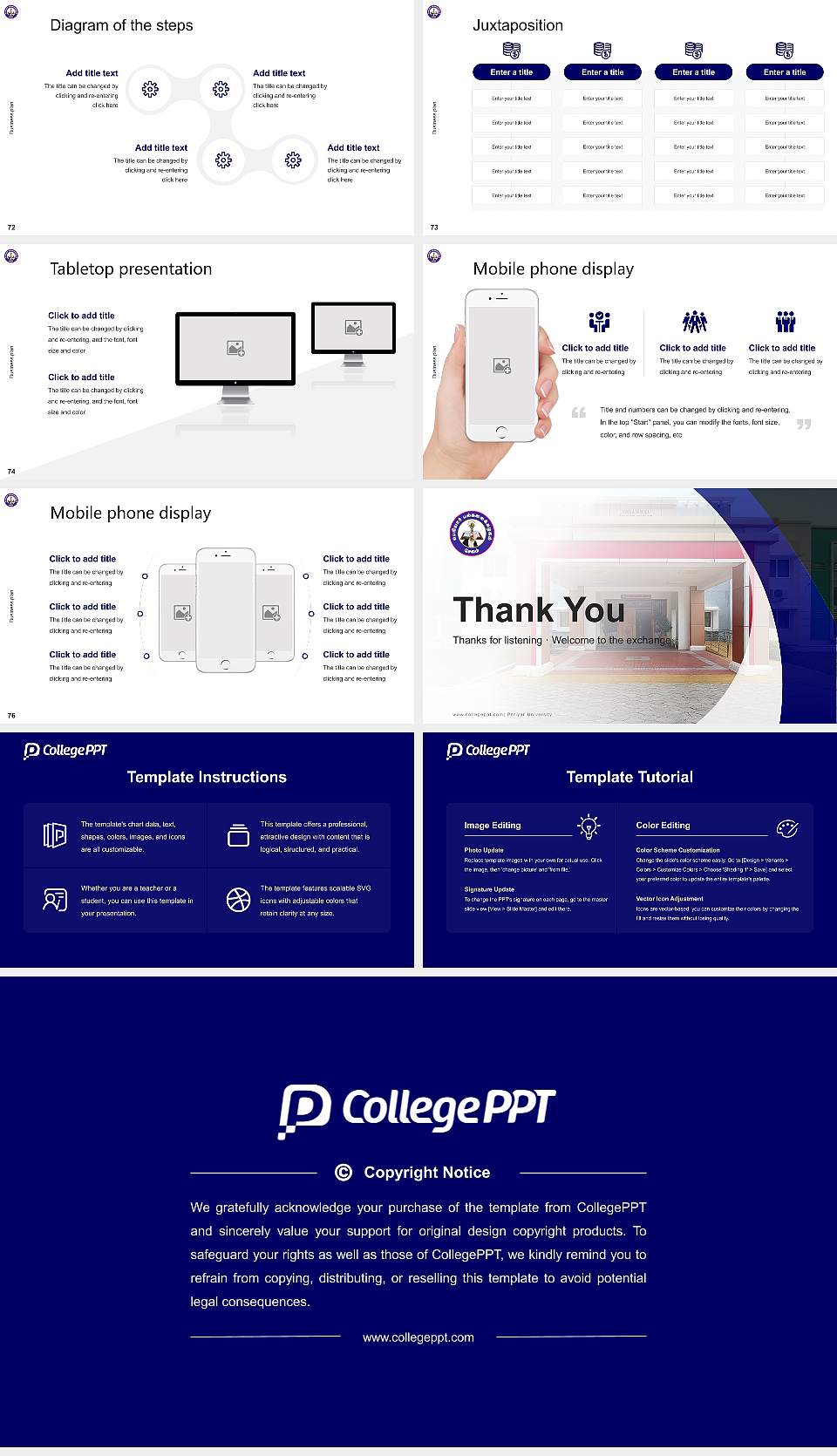 Periyar University Competition/Entrepreneurship Contest PPT Template16:9 ratio PPT effect preview image9