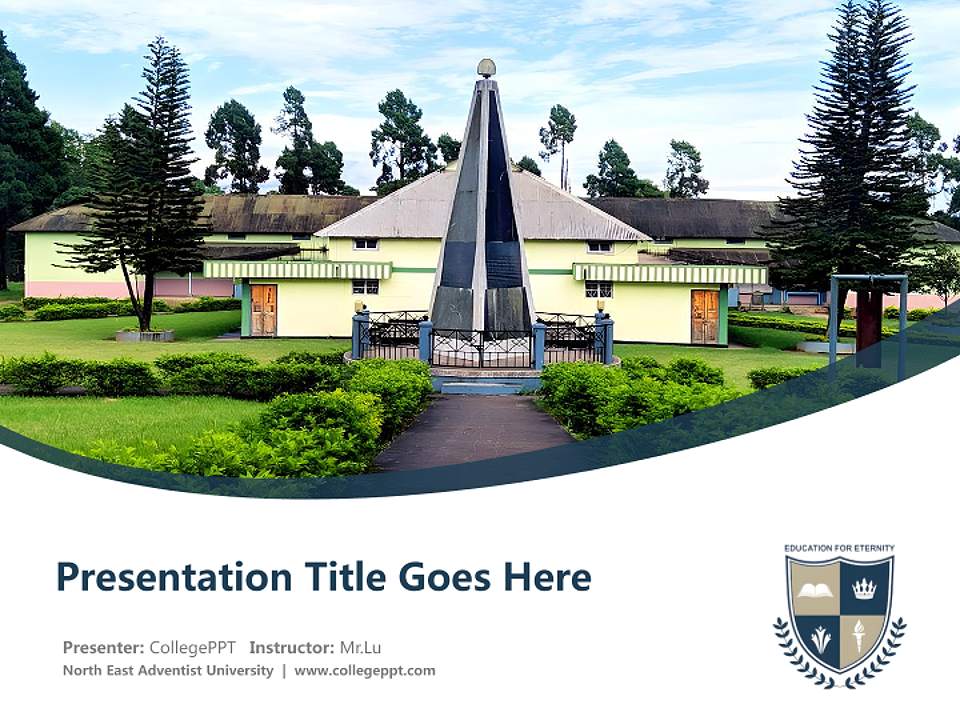 North East Adventist University Course/Courseware Creation PPT Template4:3 ratio PPT effect preview image5