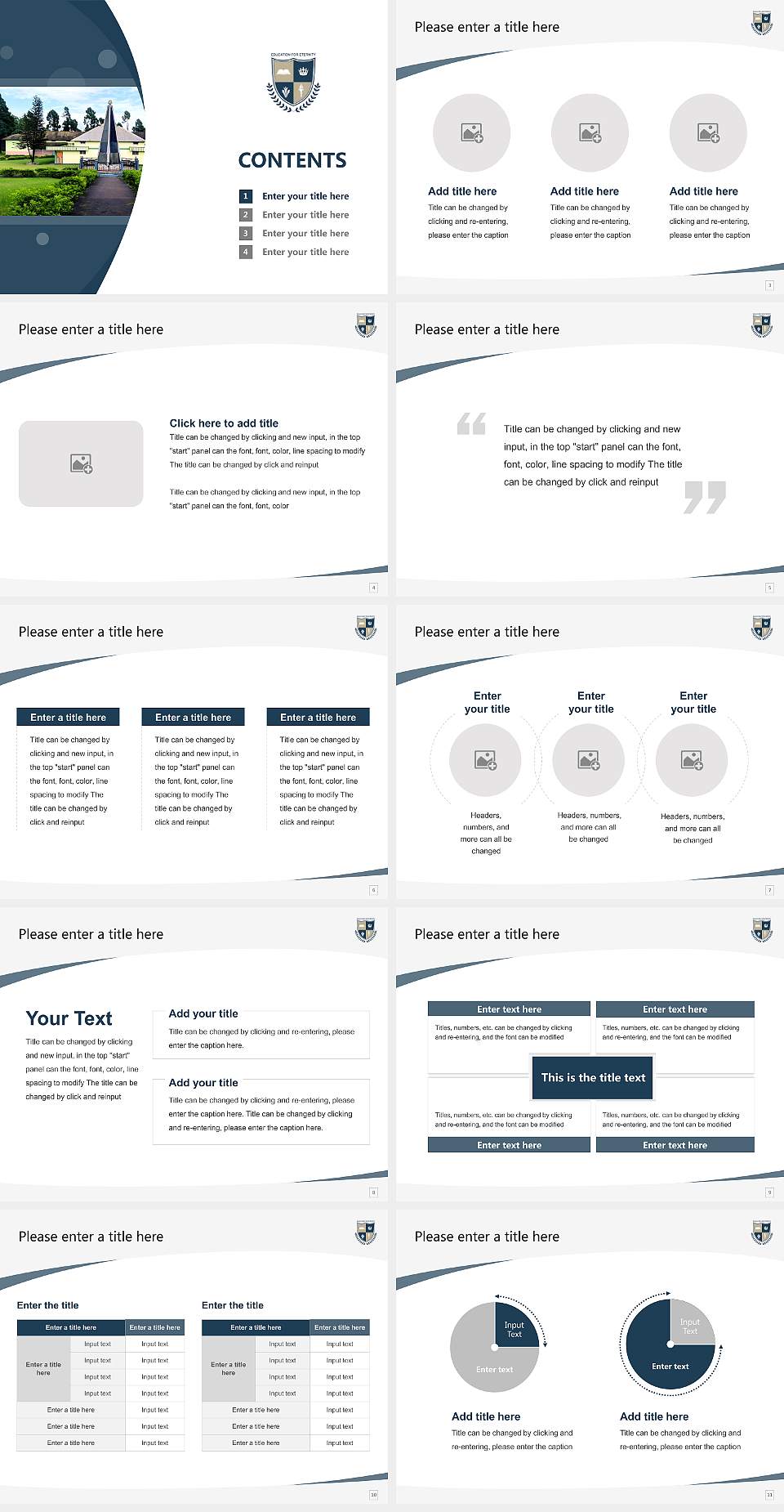 North East Adventist University Course/Courseware Creation PPT Template4:3 ratio PPT effect preview image2
