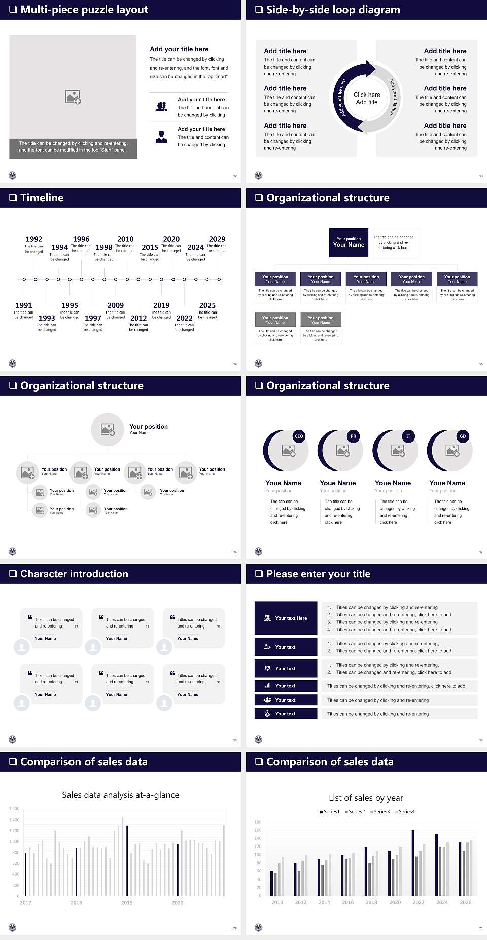 People ‘s University General PPT Template4:3 ratio PPT effect preview image3