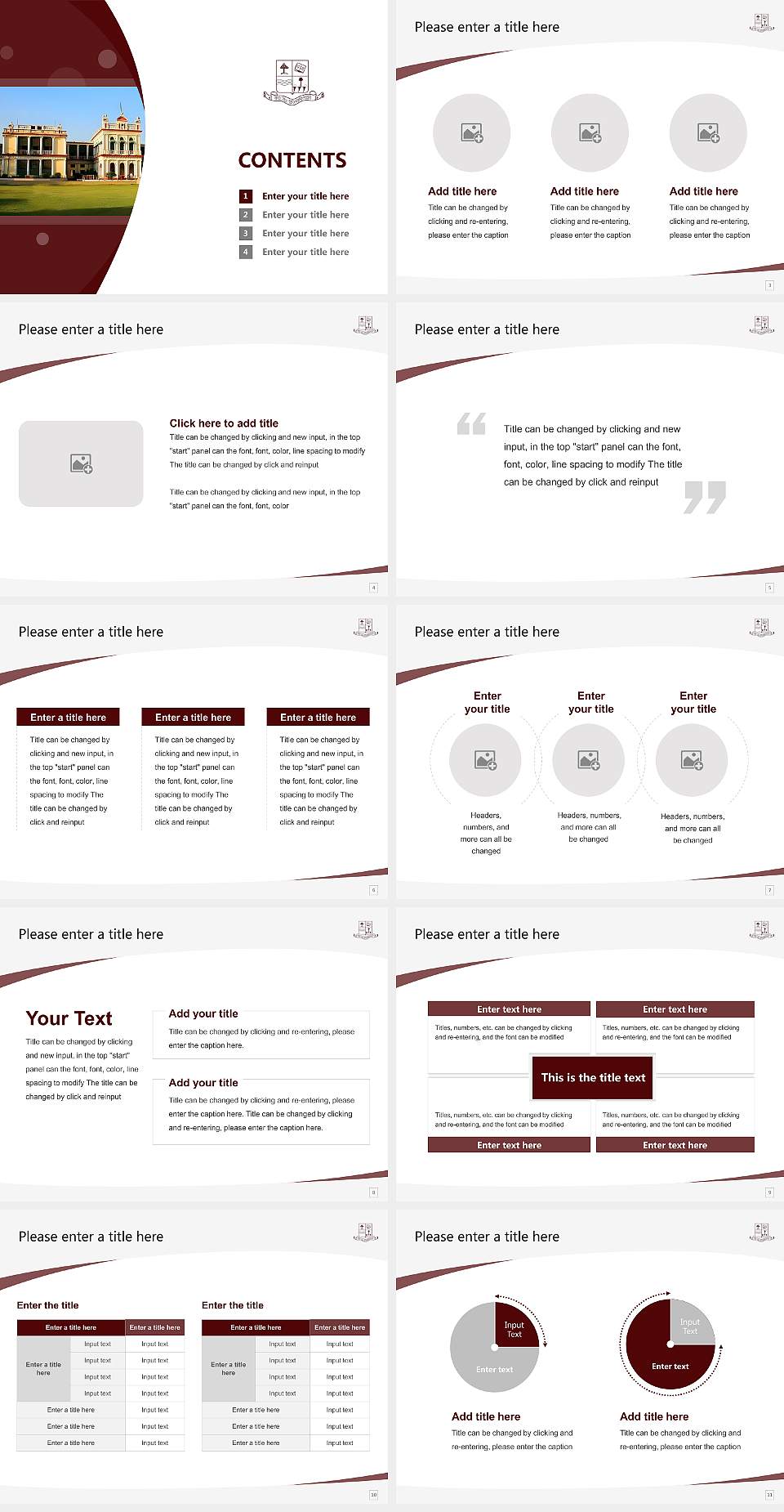 Patna University Course/Courseware Creation PPT Template4:3 ratio PPT effect preview image2