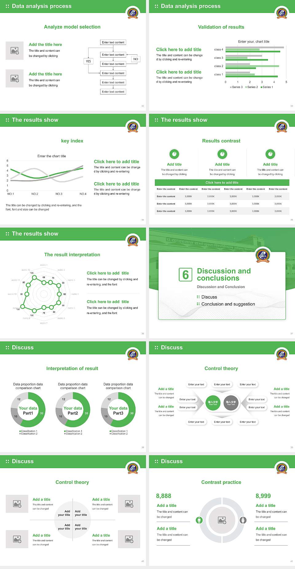 Pandit Sundarlal Sharma (Open) University Chhatisgarh Graduation Thesis Defense PPT Template4:3 ratio PPT effect preview image5