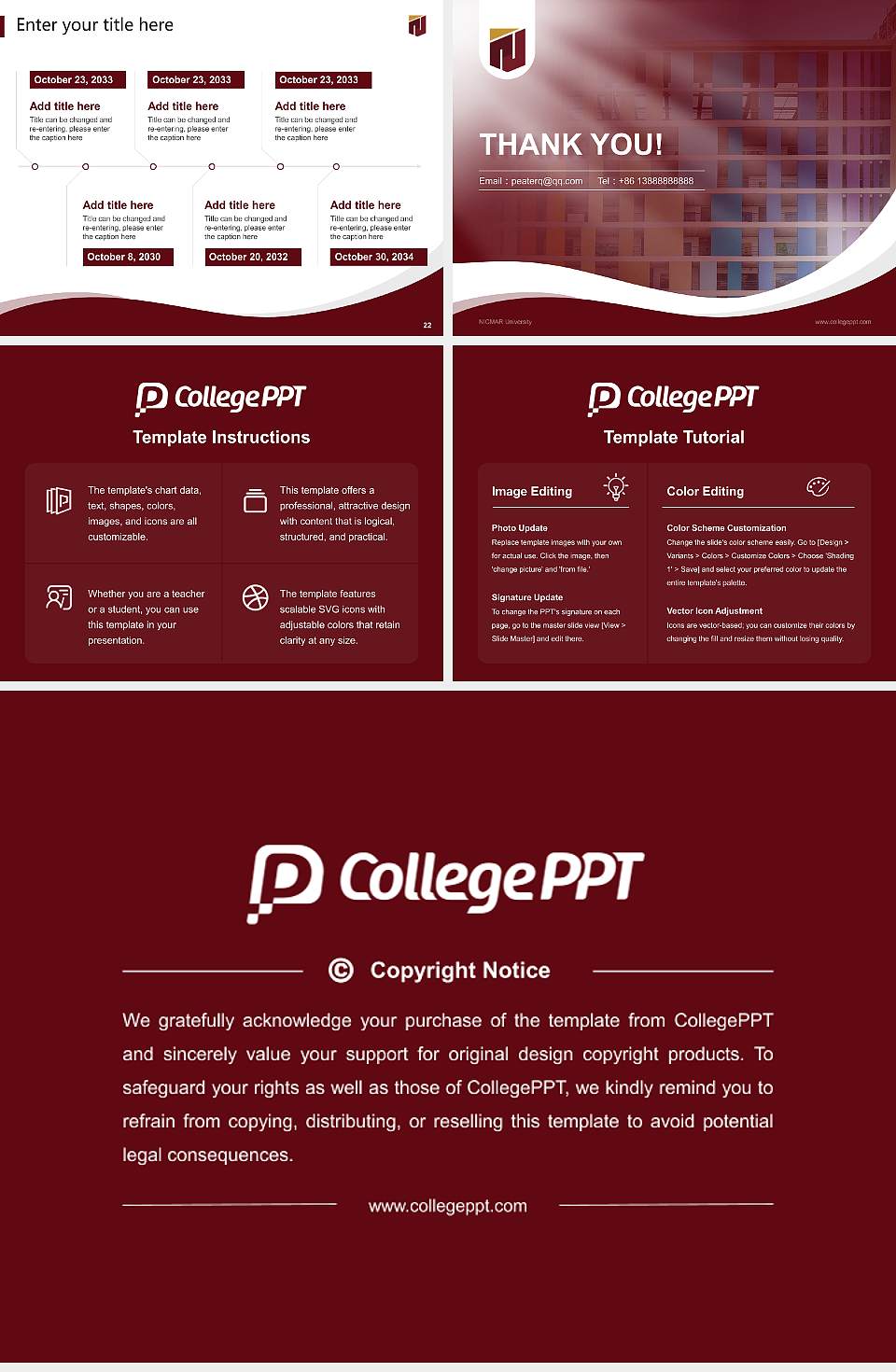 NICMAR University Lecture Sharing and Networking Event PPT Template4:3 ratio PPT effect preview image4
