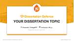 Pragjyotishpur University Disputation Powerpoint Vorlage