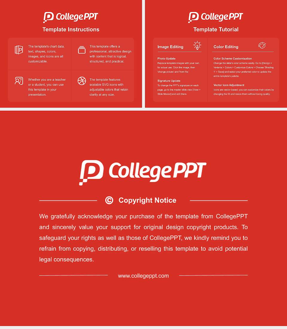Noble University Course/Courseware Creation PPT Template4:3 ratio PPT effect preview image5