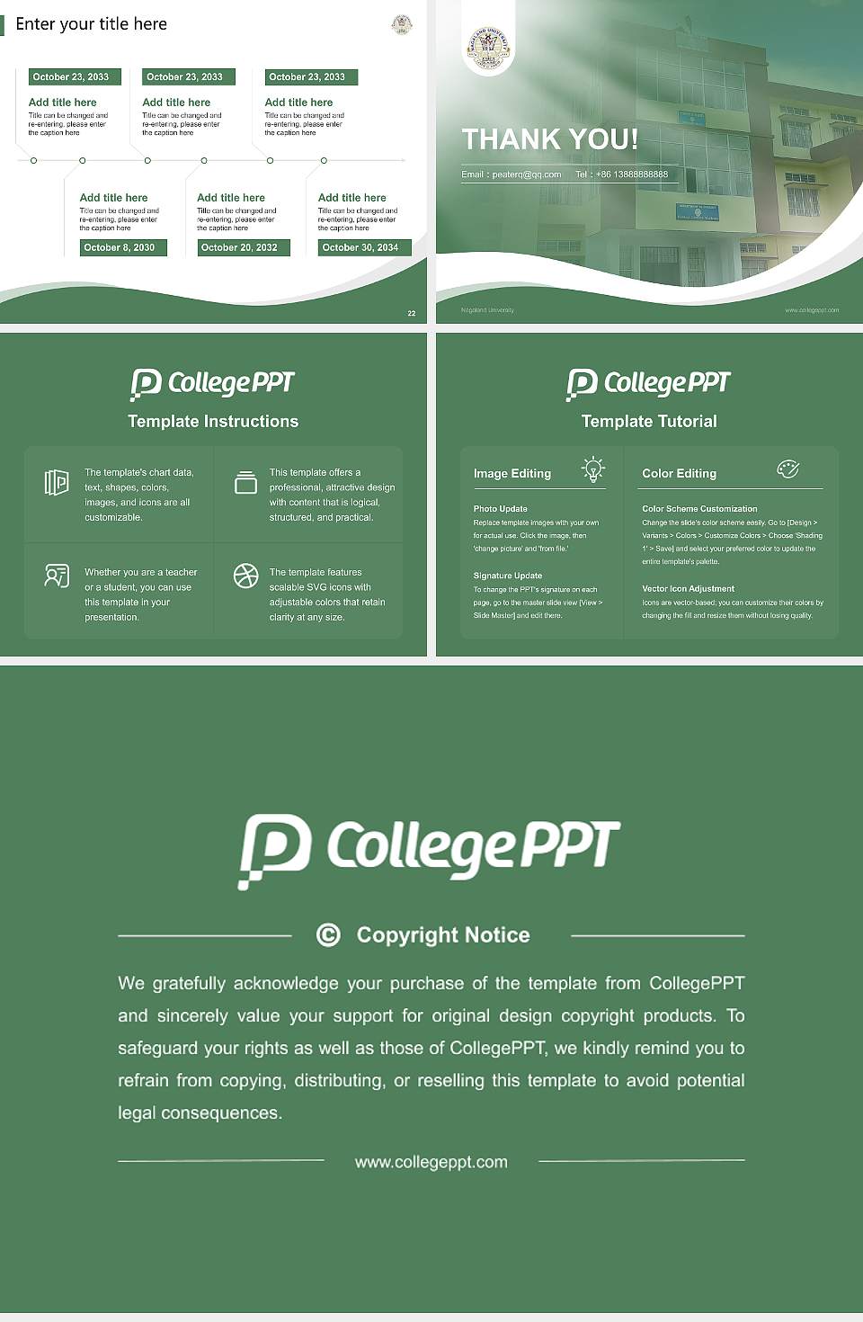 Nagaland University Lecture Sharing and Networking Event PPT Template4:3 ratio PPT effect preview image4