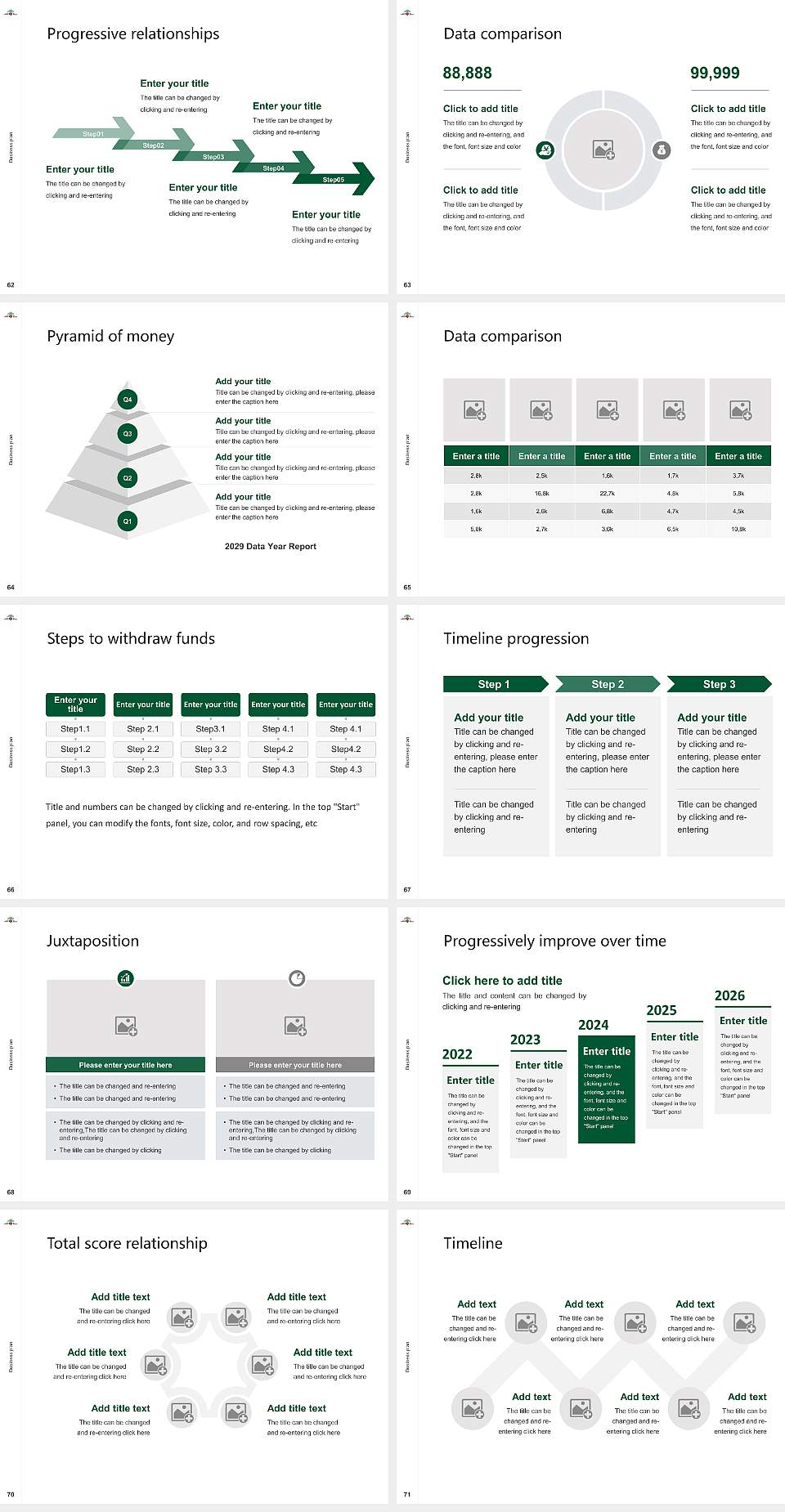 Munger University Competition/Entrepreneurship Contest PPT Template4:3 ratio PPT effect preview image8
