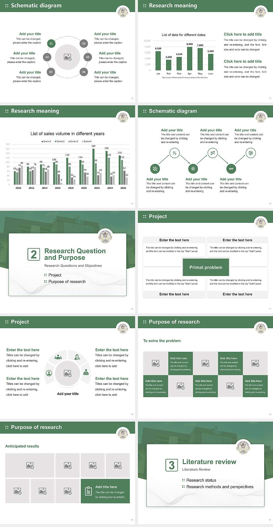 Nagaland University Graduation Thesis Defense PPT Template4:3 ratio PPT effect preview image3