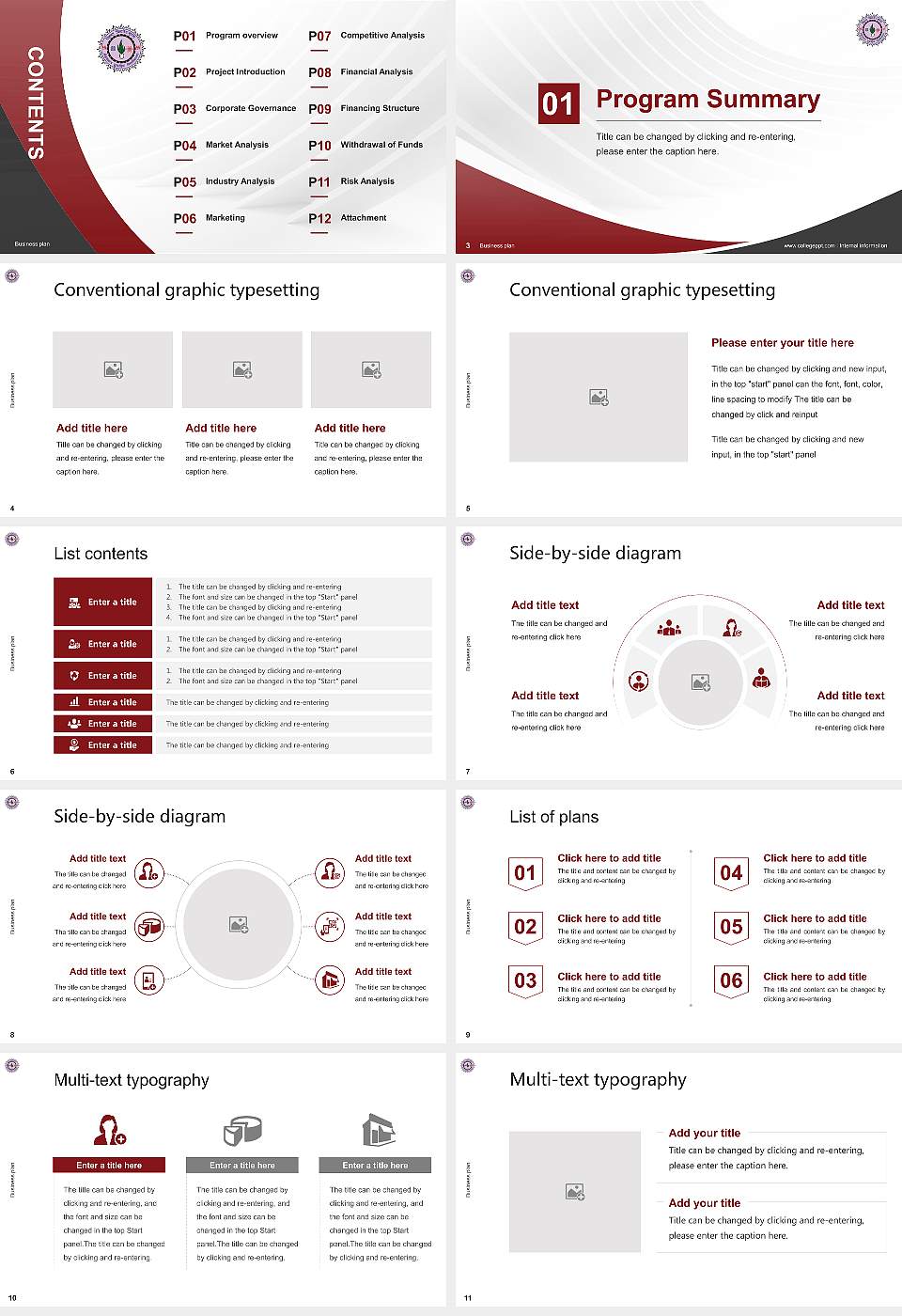 Mohan Lal Sukhadia University Competition/Entrepreneurship Contest PPT Template16:9 ratio PPT effect preview image2