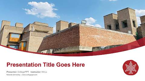 Nalanda University Course/Courseware Creation PPT Template
