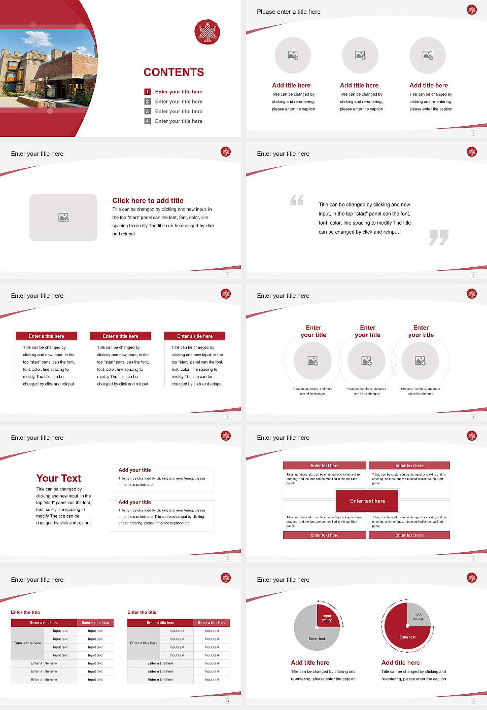 Nalanda University Course/Courseware Creation PPT Template16:9 ratio PPT effect preview image2